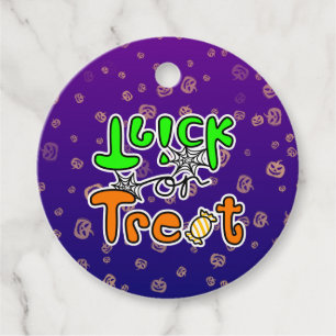 Halloween Trick oder Treat Geschenkanhänger