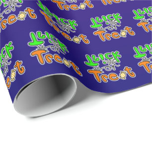 Halloween Trick oder Treat Geschenkpapier