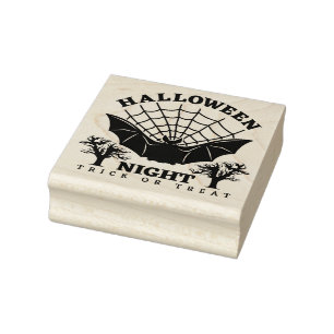 Halloween Trick oder Treat Gummistempel