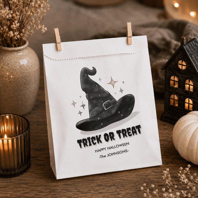 Halloween Trick oder Treat - Hexenhutdesign Geschenktütchen (Von Creator hochgeladen)