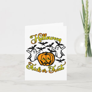Halloween Trick oder Treat Karte