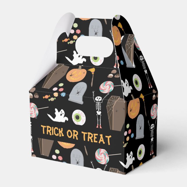 Halloween Trick oder Treat Kids Halloween-Party Geschenkschachtel (Vorderseite)