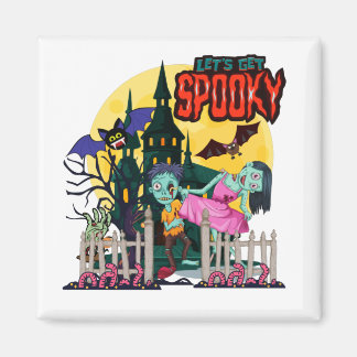 Halloween Trick oder Treat Lasst uns verwöhnt werd Magnet