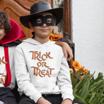 Halloween Trick oder Treat Orange Typografy Kids'