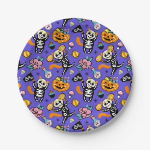 Halloween Trick oder Treat Pappteller