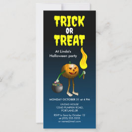 Halloween-Trick oder Treat-Party Einladung