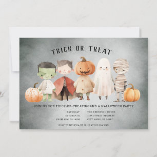 Halloween-Trick oder Treat-Party Einladung