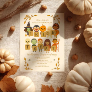 Halloween Trick oder Treat Spooktacular CostumePar Einladung