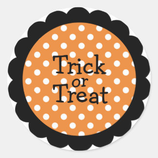 Halloween Trick oder Treat Sticker - individuell a