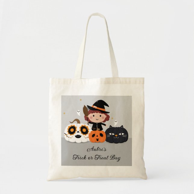 Halloween Trick oder Treat Tote Bag Tragetasche (Vorne)