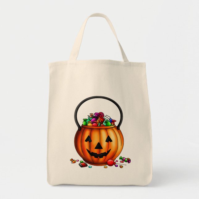 Halloween Trick oder Treat Tote Bag Tragetasche (Vorne)
