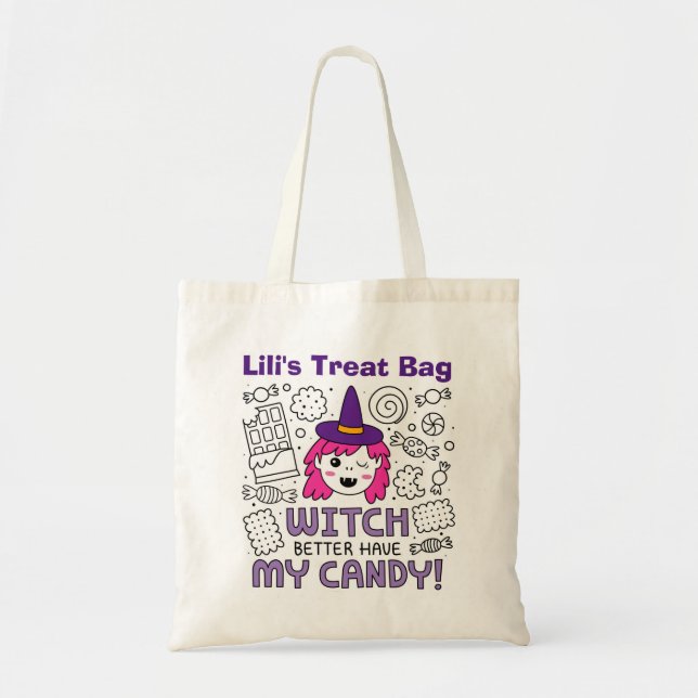 Halloween Trick oder Treat Tote Bag Tragetasche (Vorne)