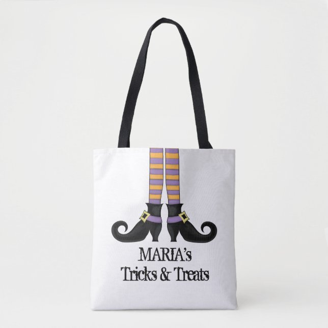 Halloween Trick oder Treat Whimsical Hexenschuhe (Vorderseite)