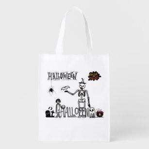 Halloween Trick oder Treat Wiederverwendbare Einkaufstasche