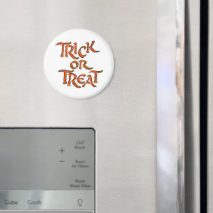 Halloween Trick oder Treat Words Magnet