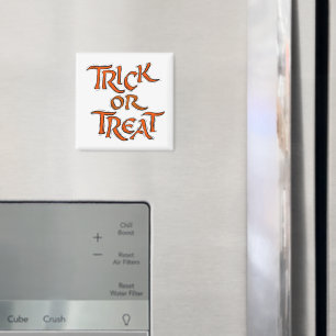 Halloween Trick oder Treat Words Magnet