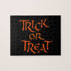 Halloween Trick oder Treat Words Puzzle