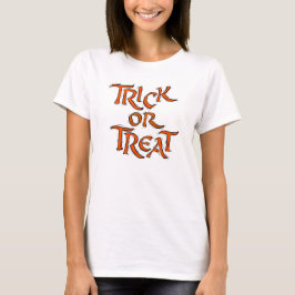 Halloween Trick oder Treat Words T-Shirt