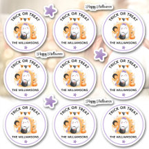 Halloween Trick oder Treatname Girl Kiss Cut