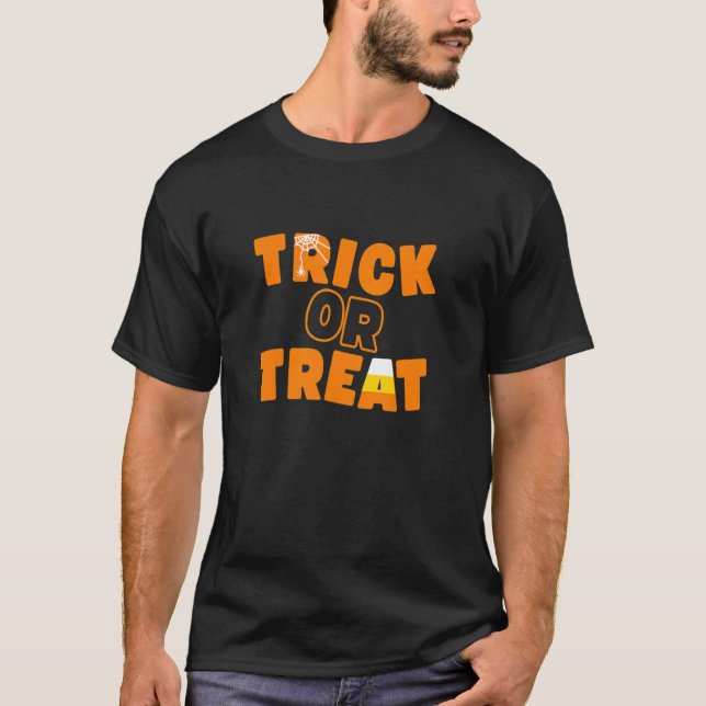 Halloween Trick oder Treue für Männer Frauen T-Shirt (Vorderseite)