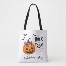 Halloween Trick or Treat Yo' Self Tote