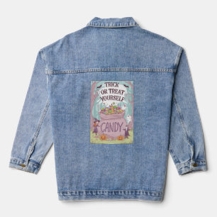 Halloween "Trick or Treat Yourself" Design Baby B Jeansjacke