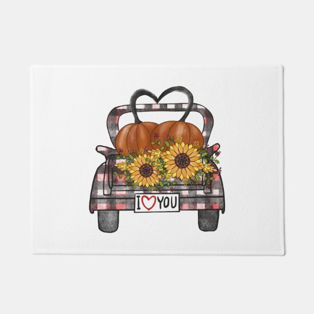 Halloween Truck Fußmatte (Vorderseite)