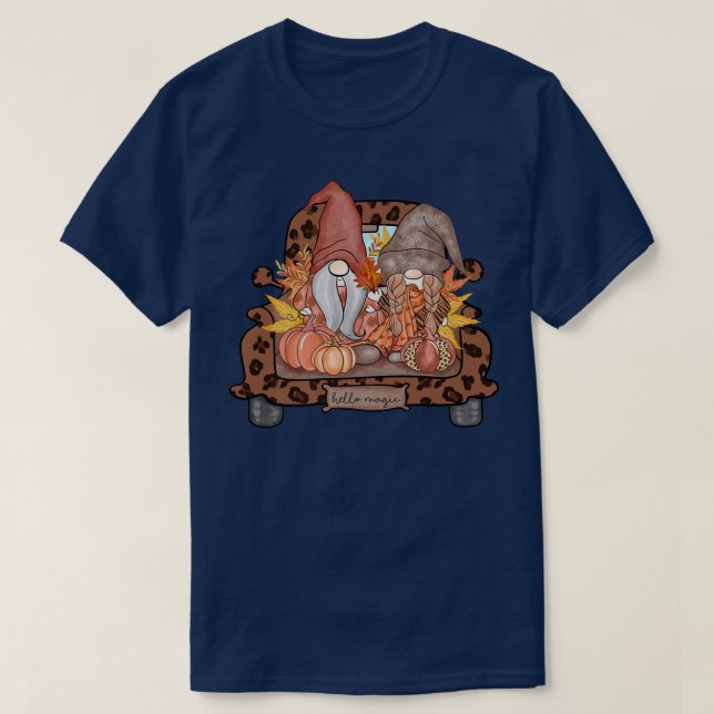 Halloween Truck Gnomes Pumpkin Kostüm Kinder804 T-Shirt (Design vorne)