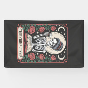 Halloween True Crime Junkie Tarotkarte Banner