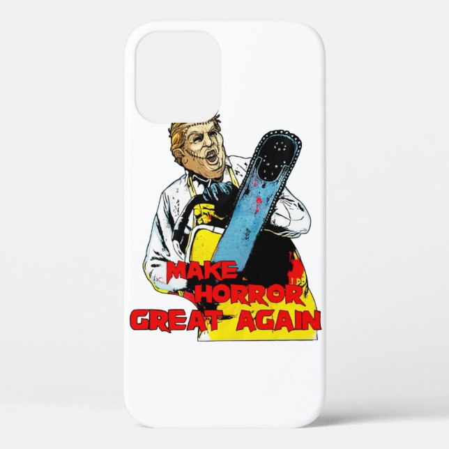 Halloween Trump Mash Up Leatherface Horror Gr Case-Mate iPhone Hülle (Rückseite)