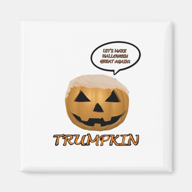 Halloween Trumpkin Angepasst Magnet (Vorne)
