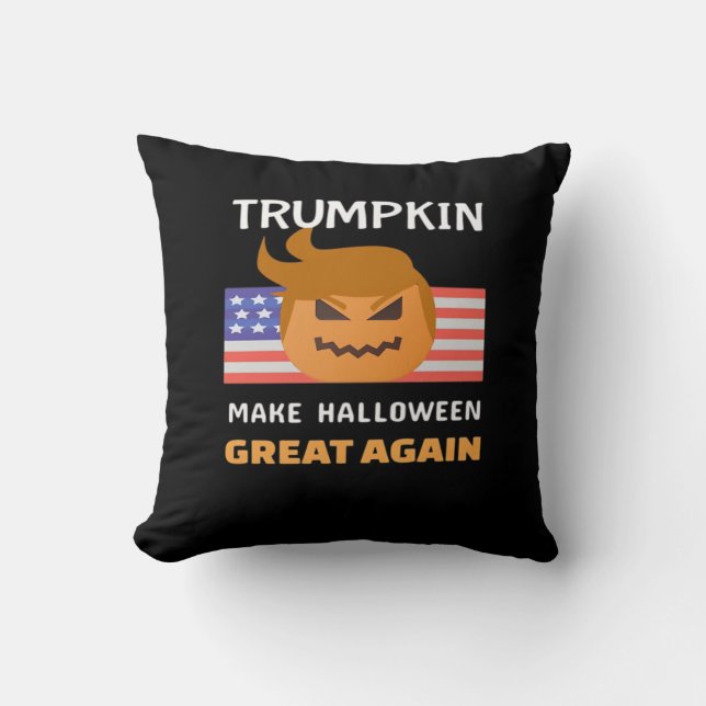 Halloween Trumpkin Classic Kissen (Vorderseite)