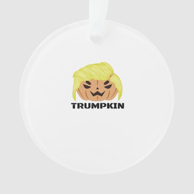 Halloween Trumpkin Classic Ornament (Vorderseite)