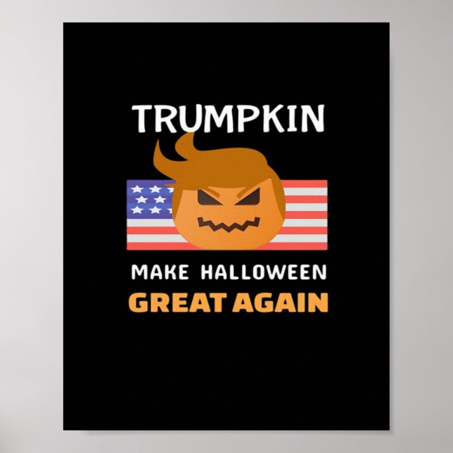 Halloween Trumpkin Classic Poster (Vorne)