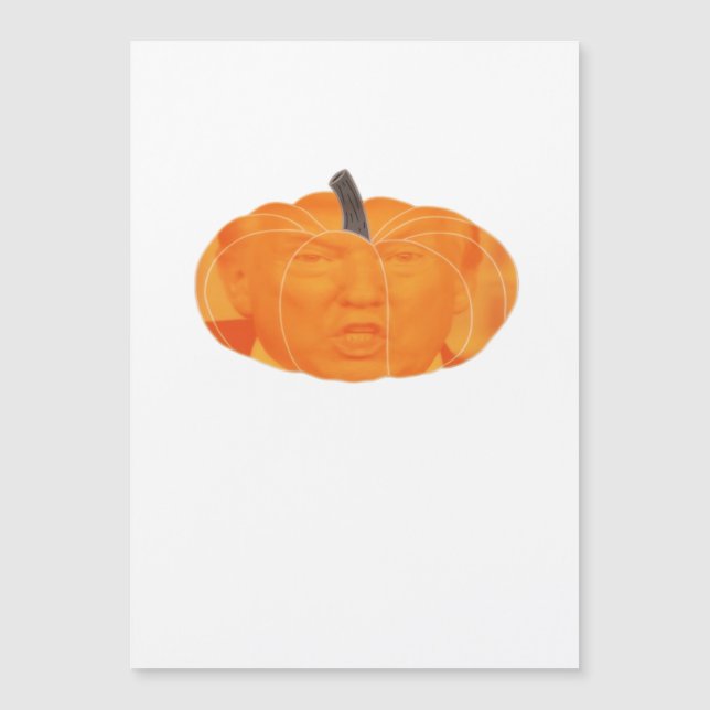 Halloween Trumpkin Extra Classic Magnetkarte (Vorderseite)