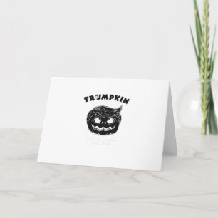 Halloween Trumpkin Funny Halloween-Kostüm Karte