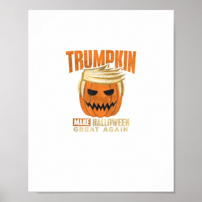 Halloween Trumpkin Funny macht Amerika großartig Poster (Vorne)