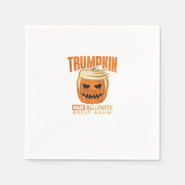 Halloween Trumpkin Funny macht Amerika großartig Serviette (Vorderseite)