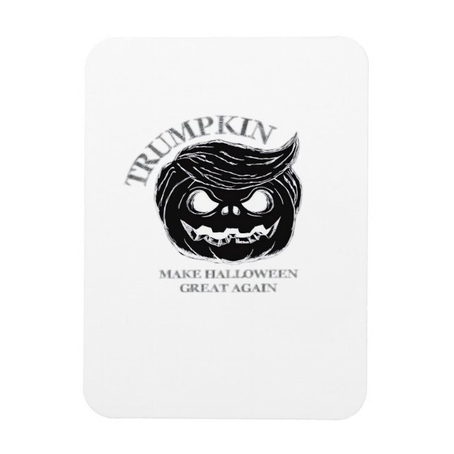 Halloween Trumpkin Funny & Niedliches Halloween-Ko Magnet (Vertikal)