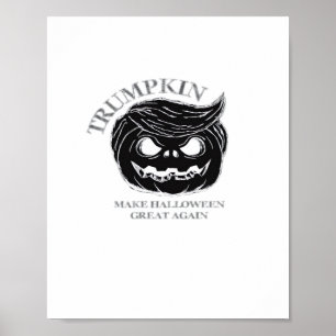 Halloween Trumpkin Funny & Niedliches Halloween-Ko Poster