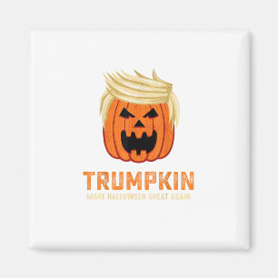 Halloween Trumpkin Funny - Spooky Parody Slogan Magnet