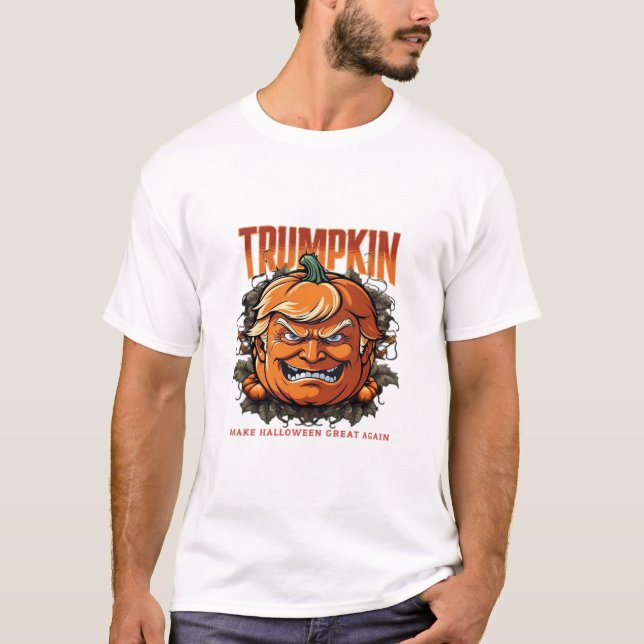 Halloween Trumpkin Halloween Great Again Tren T-Shirt (Vorderseite)