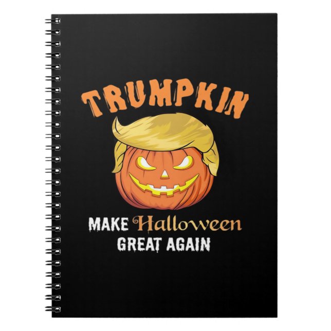 Halloween Trumpkin - Halloween wieder groß Notizblock (Vorderseite)
