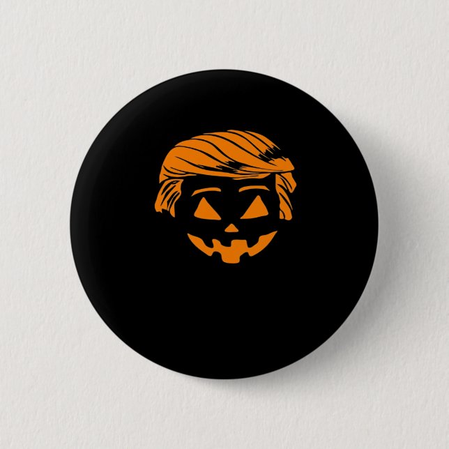 Halloween Trumpkin-Kostüm Button (Vorderseite)