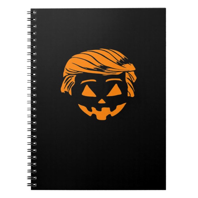 Halloween Trumpkin-Kostüm Notizblock (Vorderseite)