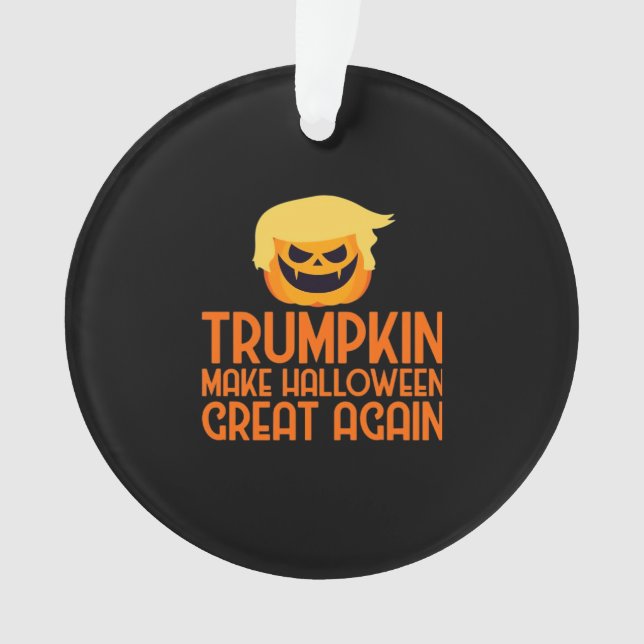 Halloween Trumpkin macht Halloween erneut großarti Ornament (Vorderseite)