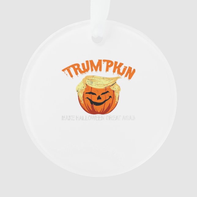 Halloween Trumpkin macht Halloween erneut großarti Ornament (Vorderseite)