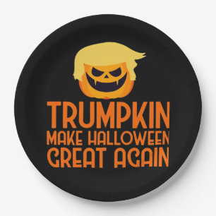 Halloween Trumpkin macht Halloween erneut großarti Pappteller