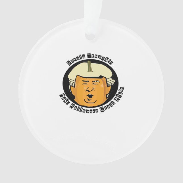 Halloween Trumpkin Pumpkin Classic Ornament (Vorderseite)
