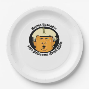 Halloween Trumpkin Pumpkin Classic Pappteller